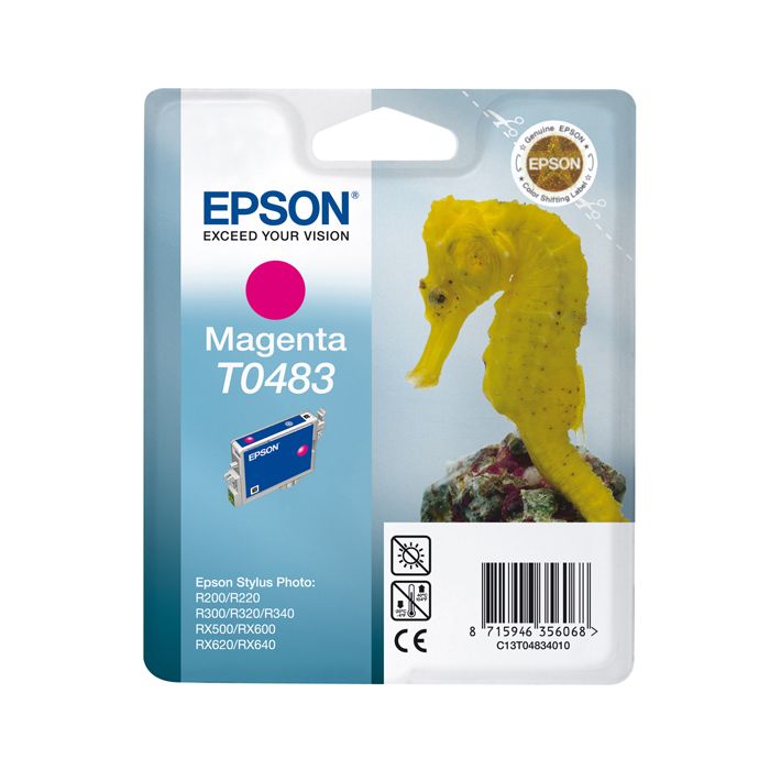 EPSON CARTUCCIA MAGENTA STYLUS PHOTO R200/220/300/320 RX500/600/620 BLISTER RS main product photo