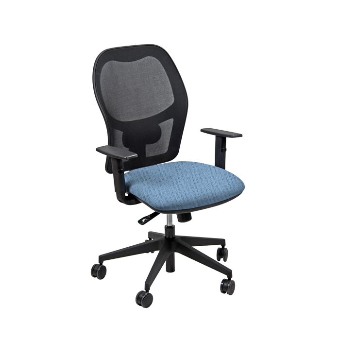 Seduta ergonomica Hubble - tessuto post consumo - celeste - Unisit main product photo