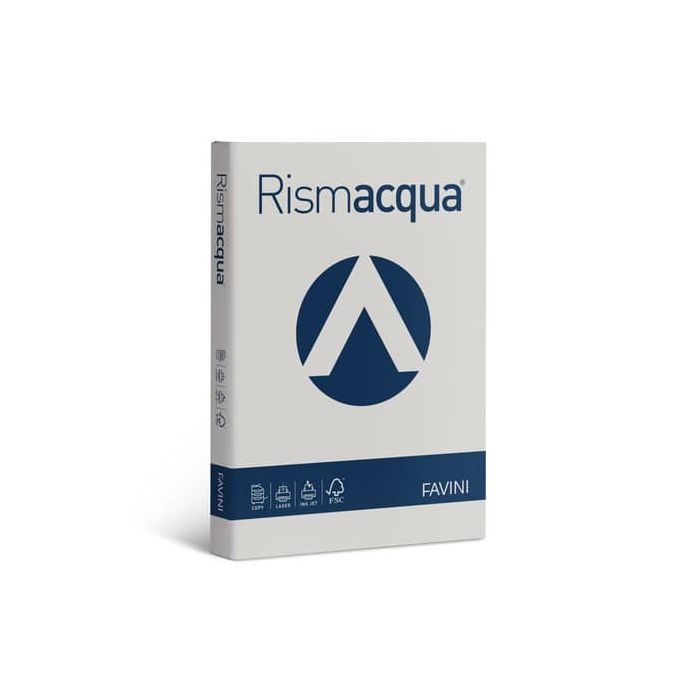 Carta colorata Favini Rismacqua colori tenui 90 g/m² A4 ghiaccio 12 - Risma da 300 fogli - A66U304 main product photo