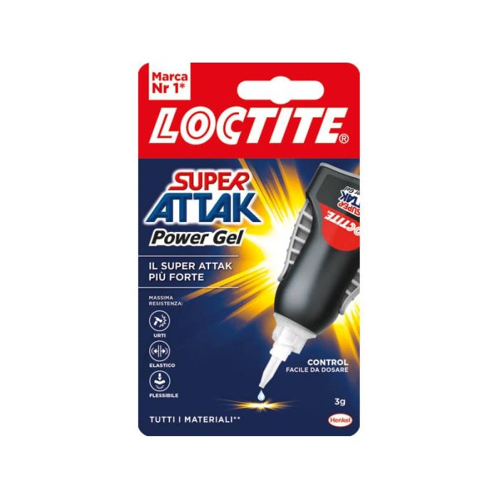 Colla Loctite Super Attak Control Power Flex 3 g. trasparente 2047417 main product photo