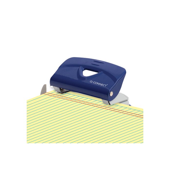 Perforatore a due fori Q-Connect 10 fogli blu KF14215 main product photo