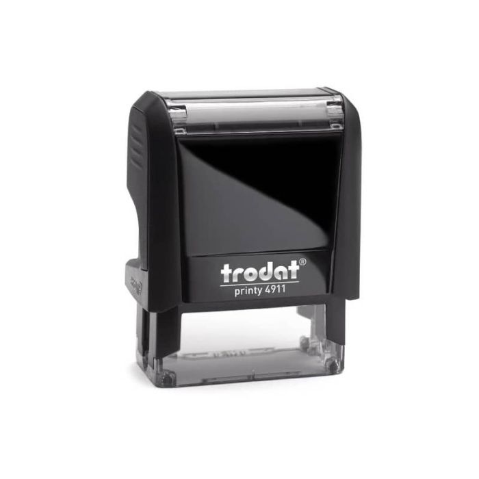Timbro autoinchiostrante personalizzabile TRODAT PRINTY 4911 misura 38x14 mm nero - (max 4 righe) main product photo