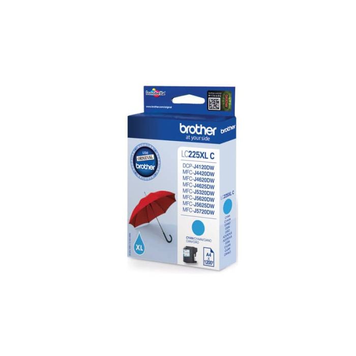 Cartuccia inkjet alta resa LC-225 Brother ciano LC-225XLC main product photo