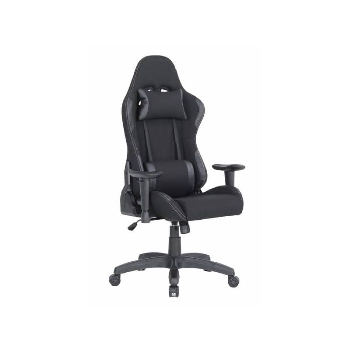 Poltrona gaming per adulti Serena Group Indianapolis L72 x P57,5 x H124-134 cm - nero - GA7001K main product photo