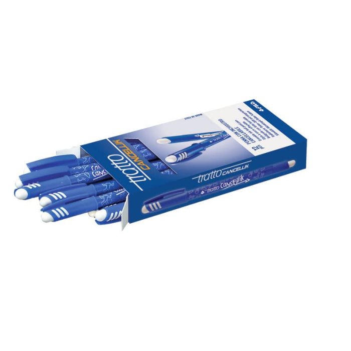 Penna a sfera cancellabile TRATTO Cancellik 1 mm blu 826101 main product photo