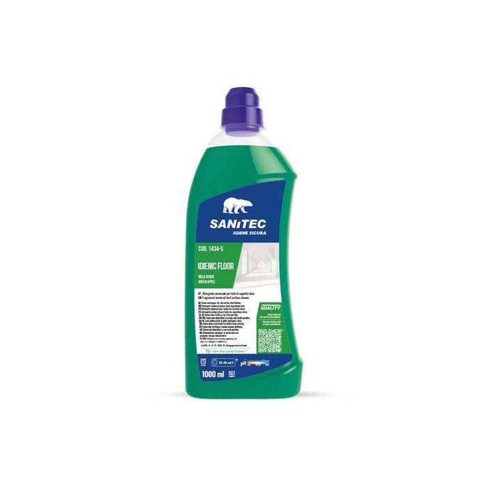 Detergente concentrato per pavimenti SANITEC Igenic Floor mela verde e bacche 1434-S main product photo