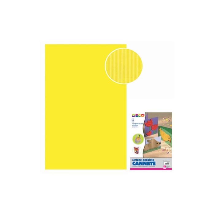 Cannetè - 50x70 cm - busta 10 fogli - 230 g/m² Deco giallo 2206/4 main product photo