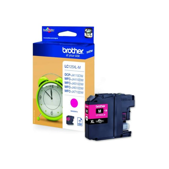 Cartuccia inkjet alta resa LC-125 Brother magenta LC-125XLM main product photo