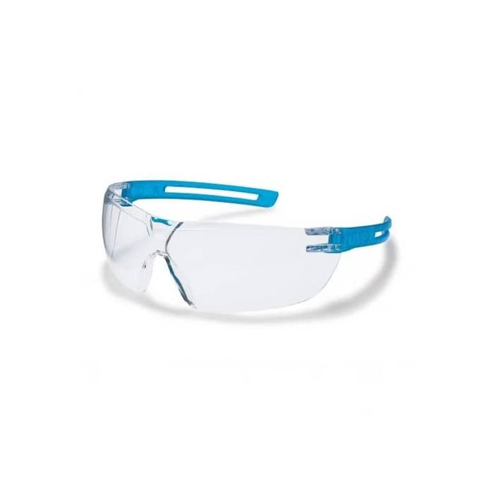 Occhiali protettivi a stanghetta x-fit metal free supravision excellence - lenti in PC trasparenti Uvex blu main product photo