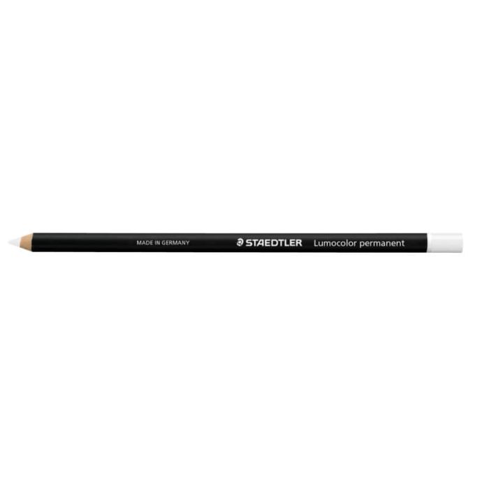 Matita vetrografica Staedtler Lumocolor Permanent Glasochrom 108 20 bianco 108 20-0 main product photo