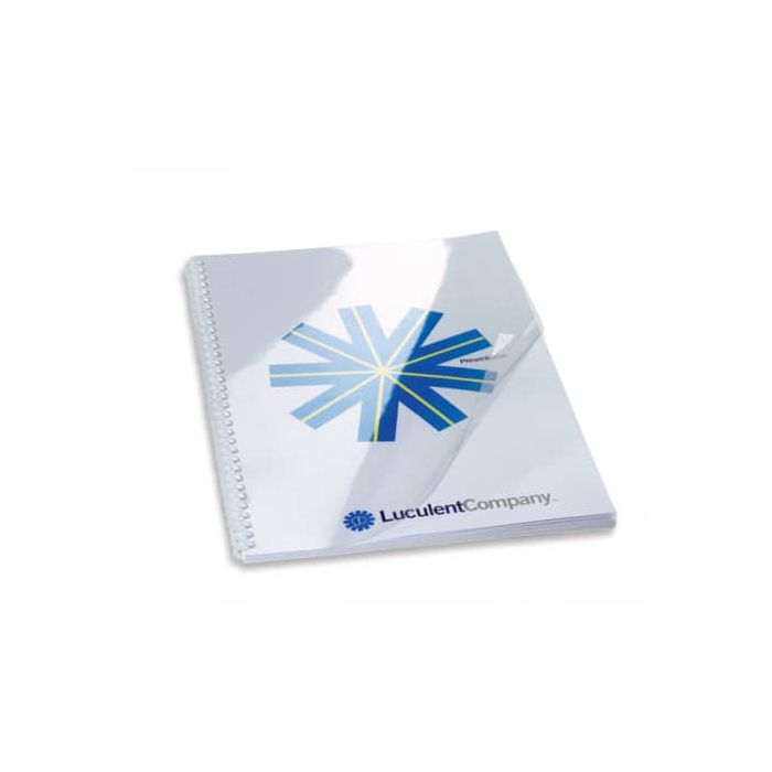 Copertine per rilegatura GBC Hiclear in pvc A4 200 my trasparente conf da 100 copertine - CE012080E main product photo