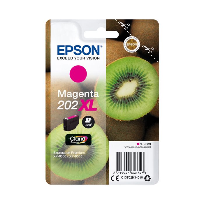 EPSON CARTUCCIA INCHIOSTRO MAGENTA 202 XL KIWI main product photo