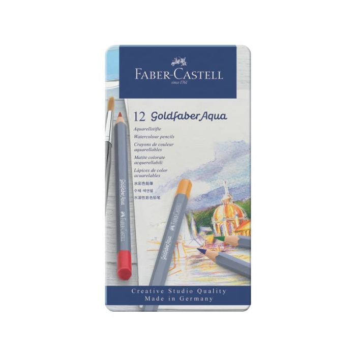 Matite acquarellabili Goldfaber Aqua Faber-Castell 12 colori Conf. 12 pezzi 114612 main product photo