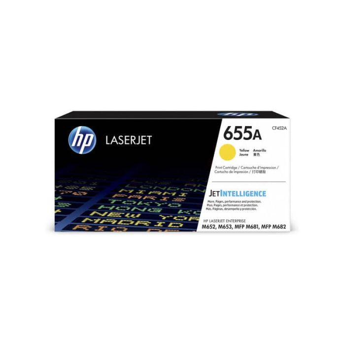 Toner 655A HP giallo standard CF452A main product photo