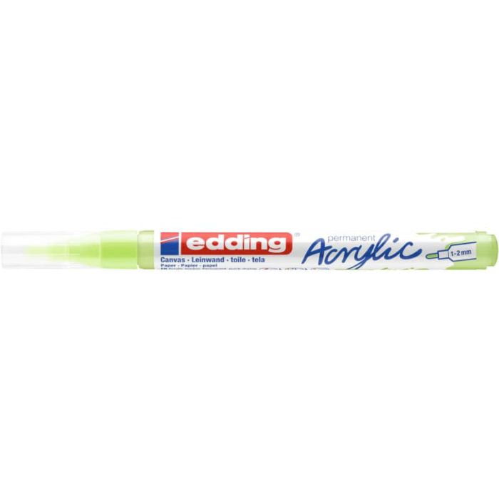 Marcatore acrilico Edding 5300 - punta tonda 1-2 mm tratto fine - verde pastello - 4-5300917 main product photo