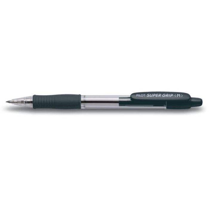 Penna a sfera a scatto Pilot BPGP Supergrip 1 mm nero 001440 main product photo