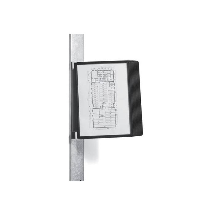 Leggio da parete DURABLE VARIO MAGNET WALL 10 pannelli A4 nero - 591801 main product photo