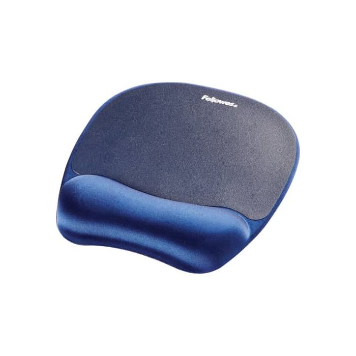 Mousepad c/poggiapolsi Memory Foam blu - 9172801 main product photo
