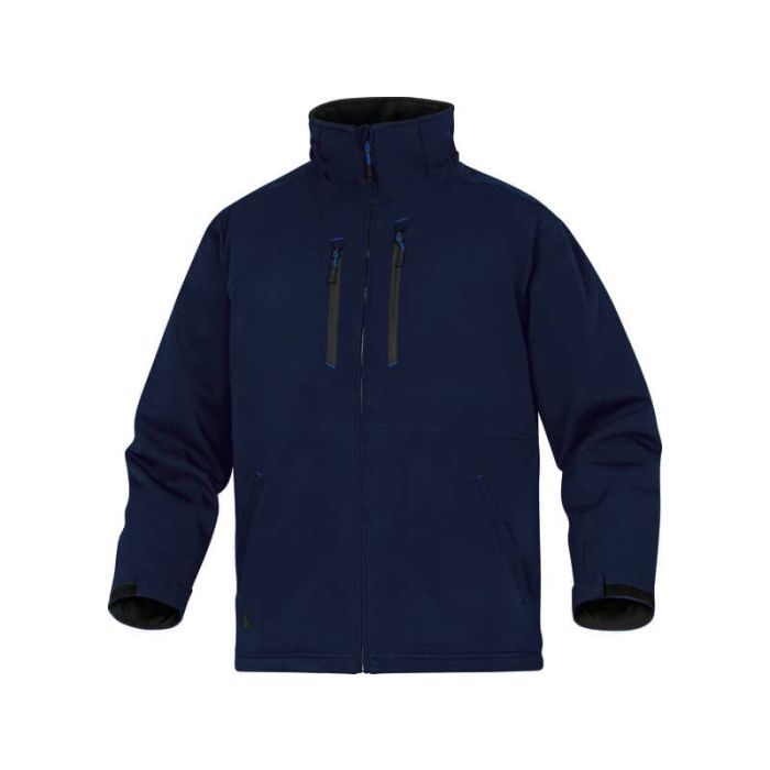 Giacca da lavoro Delta Plus Parka Milton 2 chiusura con zip impermeabile - 6 tasche - poliestere blu L - MILT2BMGT main product photo