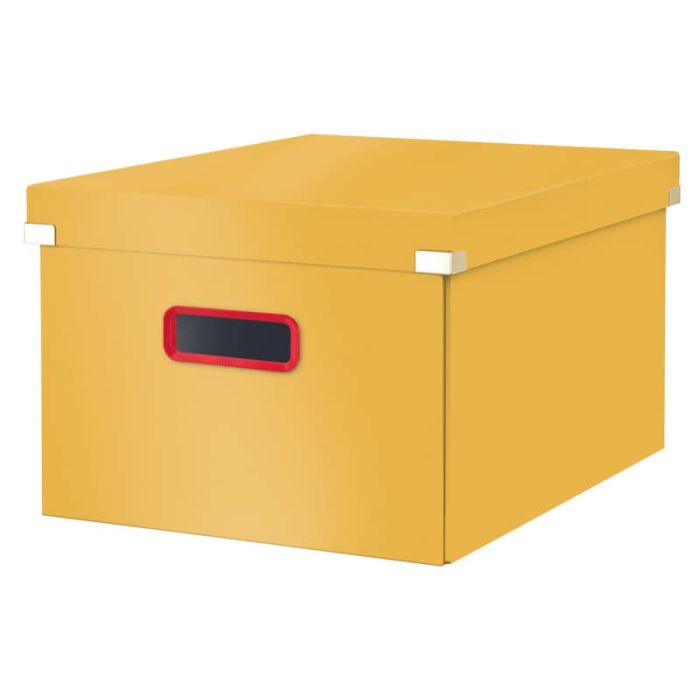 Scatola per archivio Medium Click & Store Cosy - 281x200x370 mm Leitz giallo caldo - 53480019 main product photo