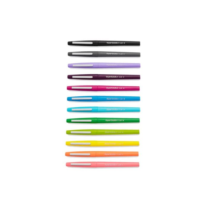Penne punta fibra Paper Mate Flair/Nylon Tropical Vacation 1,0 mm assortiti bliter da 12 - 1951029 main product photo