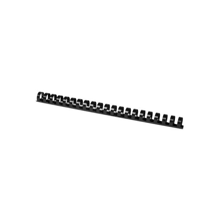 Spirali in PVC per rilegatura Q-Connect 18 mm - colore nero - conf. 50 pezzi - KF32114 main product photo