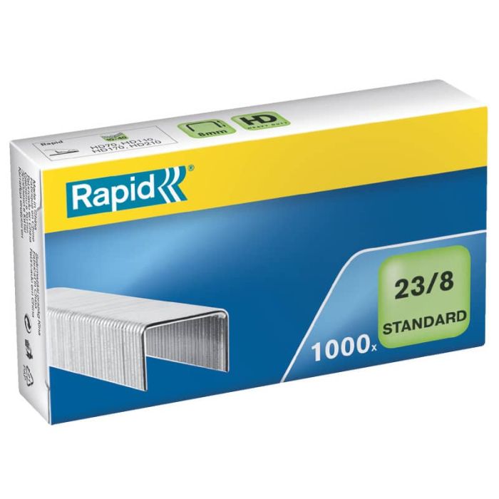Punti metallici Rapid Standard 23/8 conf. da 1000 - 24869200 main product photo