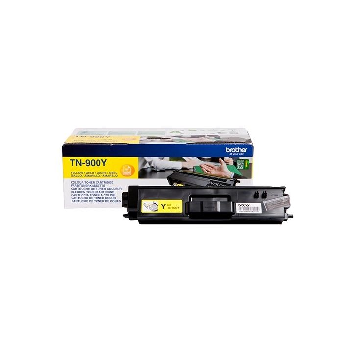 Toner altissima resa 900 Brother giallo TN-900Y main product photo