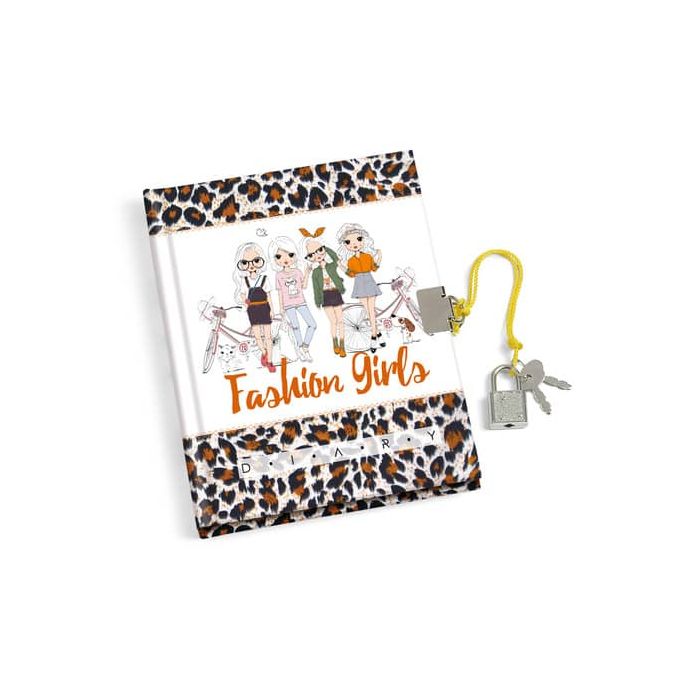 Diario dei segreti con lucchetto Lebez fantasia Fashion Girls 80885 main product photo