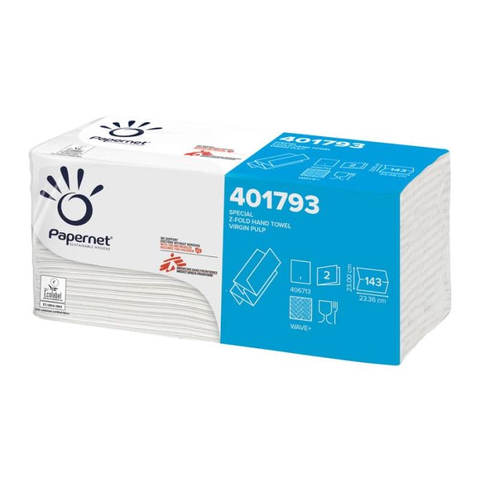 ASCIUGAMANI PIEGATI A Z cfz. 143 TOP GOFFRATO papernet main product photo