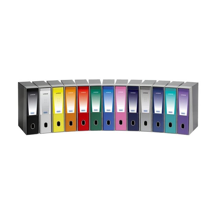 Registratore con Custodia Unico Favorit Commerciale 8 Cm 23X30 Cm Viola 100460508 (cfz 12 pz) main product photo