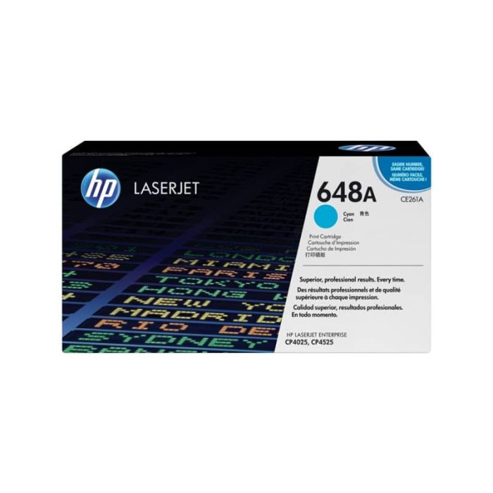 Toner 648A HP ciano standard CE261A main product photo
