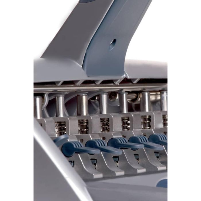 Perforatore a 4 fori a distanza variabile Leitz AKTO 5114 30 fogli grigio metallizzato - 51140184