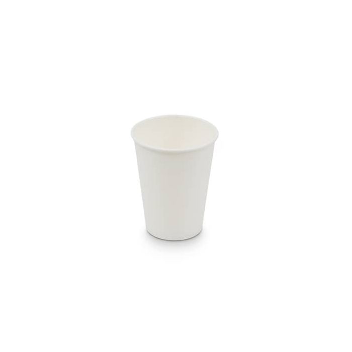 Bicchieri compostabili in cartoncino a dispersione acquosa bianco ecoCanny 360 ml - conf. 50 pezzi - ECO-CUP360W main product photo