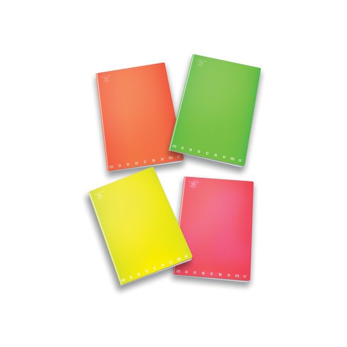 Quaderno Pigna Maxi Monocromo Fluo - 40+2 fogli A4 80 g quadretti 0Q con margine - 02267920Q main product photo