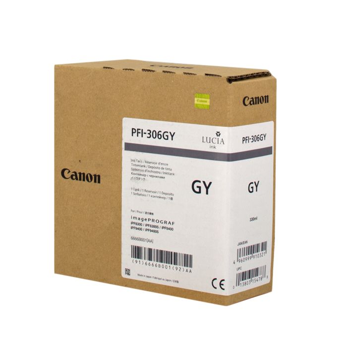 CANON SERBATOIO GRIGIO PFI-306 GY SINGOLO main product photo