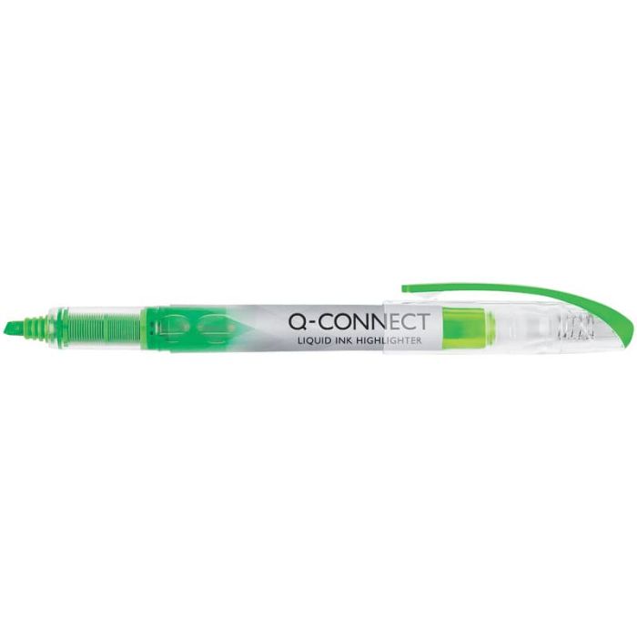 Evidenziatore a penna Q-Connect 1-4 mm verde KF00396 main product photo