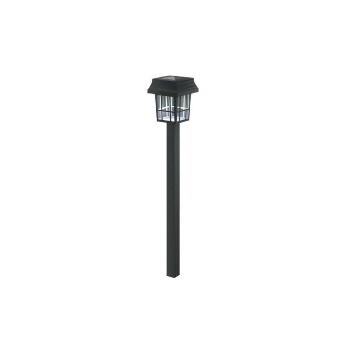Lampioncino LED in plastica con pannello solare e sensore crepuscolare Aigostar luce fredda - lanterna - B10201J9S main product photo