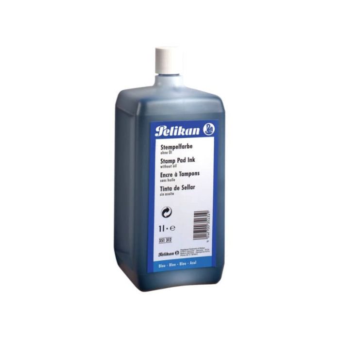 Inchiostro per timbri senza olio Pelikan bottiglia 1 litro nero 351296 main product photo