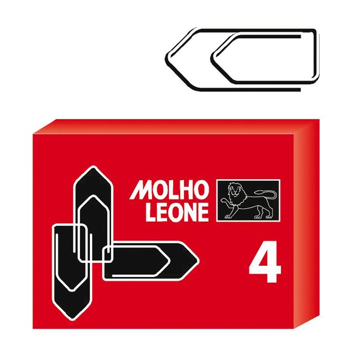 MOLHO LEONE 10 CF da 100 FERMAGLI ZINCATI NR4 main product photo