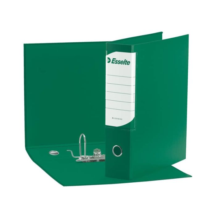 Registratore con custodia Esselte G95 BUSINESS protocollo D8 cartone plastificato verde - 390795180 main product photo