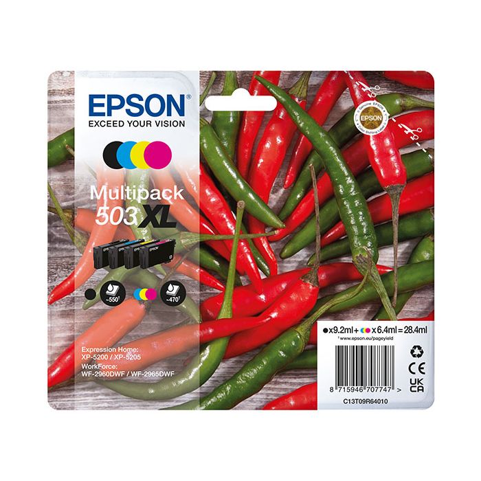 EPSON MULTIPACK 4-COLOURS 503XL INK main product photo
