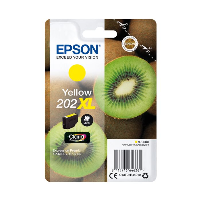 EPSON CARTUCCIA INCHIOSTRO GIALLO 202 XL KIWI main product photo