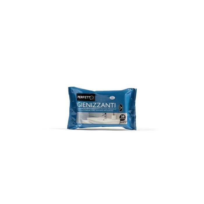 Salviette igienizzanti Perfetto profumate bianco conf. 20 salviette - 0268 main product photo
