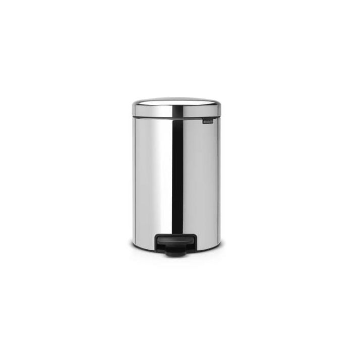 Pattumiera a pedale Brabantia Inox New Icon 12L 24x32,5x40 cm 12 litri Inox Lucido - 113581 main product photo