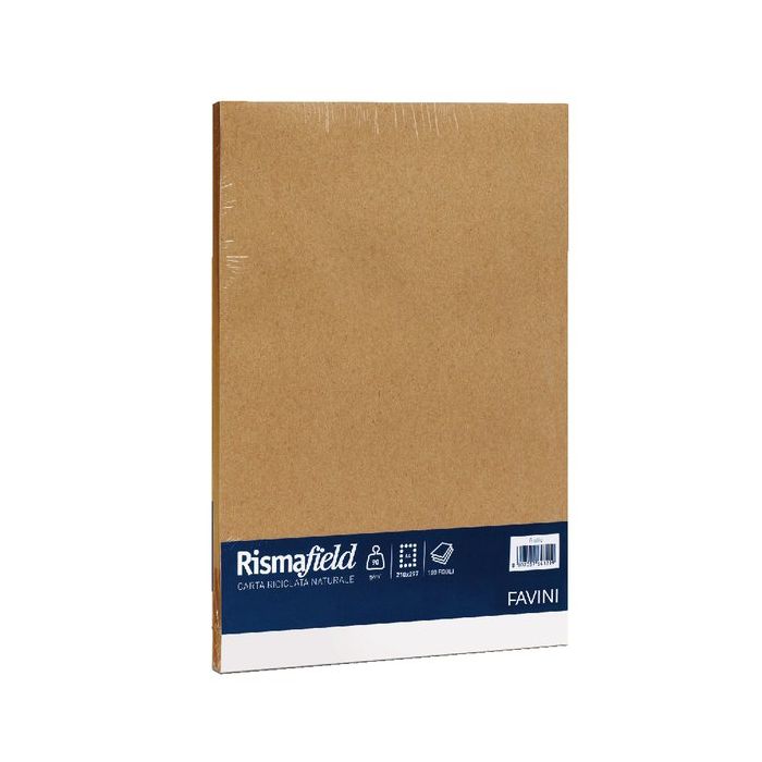 FAVINI CARTA RISMA FIELD RICICLATA A4 90GR 100FG NOCCIOLA main product photo