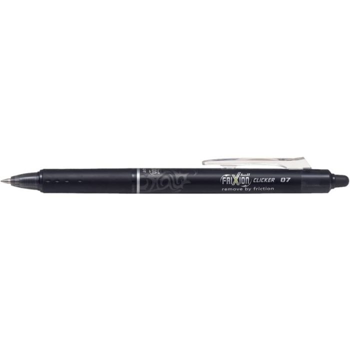 Penna a sfera cancellabile Pilot Frixion Clicker 0,7 mm nero 006790 main product photo
