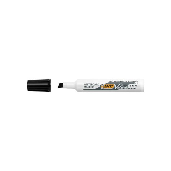 Marcatore per lavagne bianche BIC Velleda 1791 punta a scalpello tratto 3,3-4,6 mm nero - 9431931 main product photo