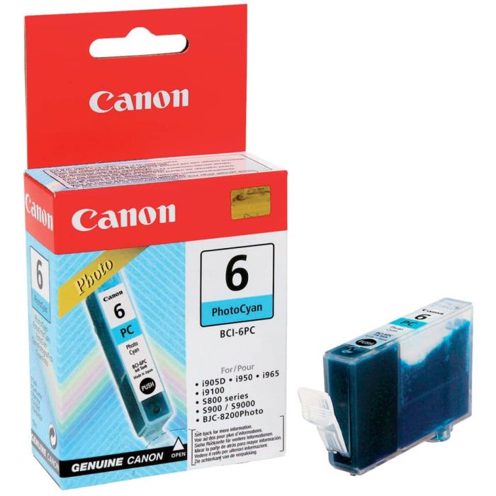 Serbatoio inchiostro BCI-6 PC PHOTO Canon ciano foto 4709A002 main product photo