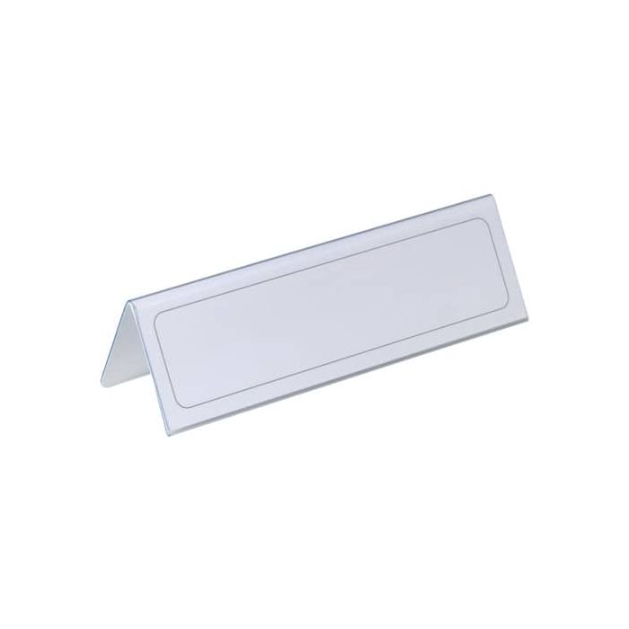 Portanomi DURABLE da tavolo polietilene trasparente inserto 61/122 x 210 mm conf. 25 - 805219 main product photo